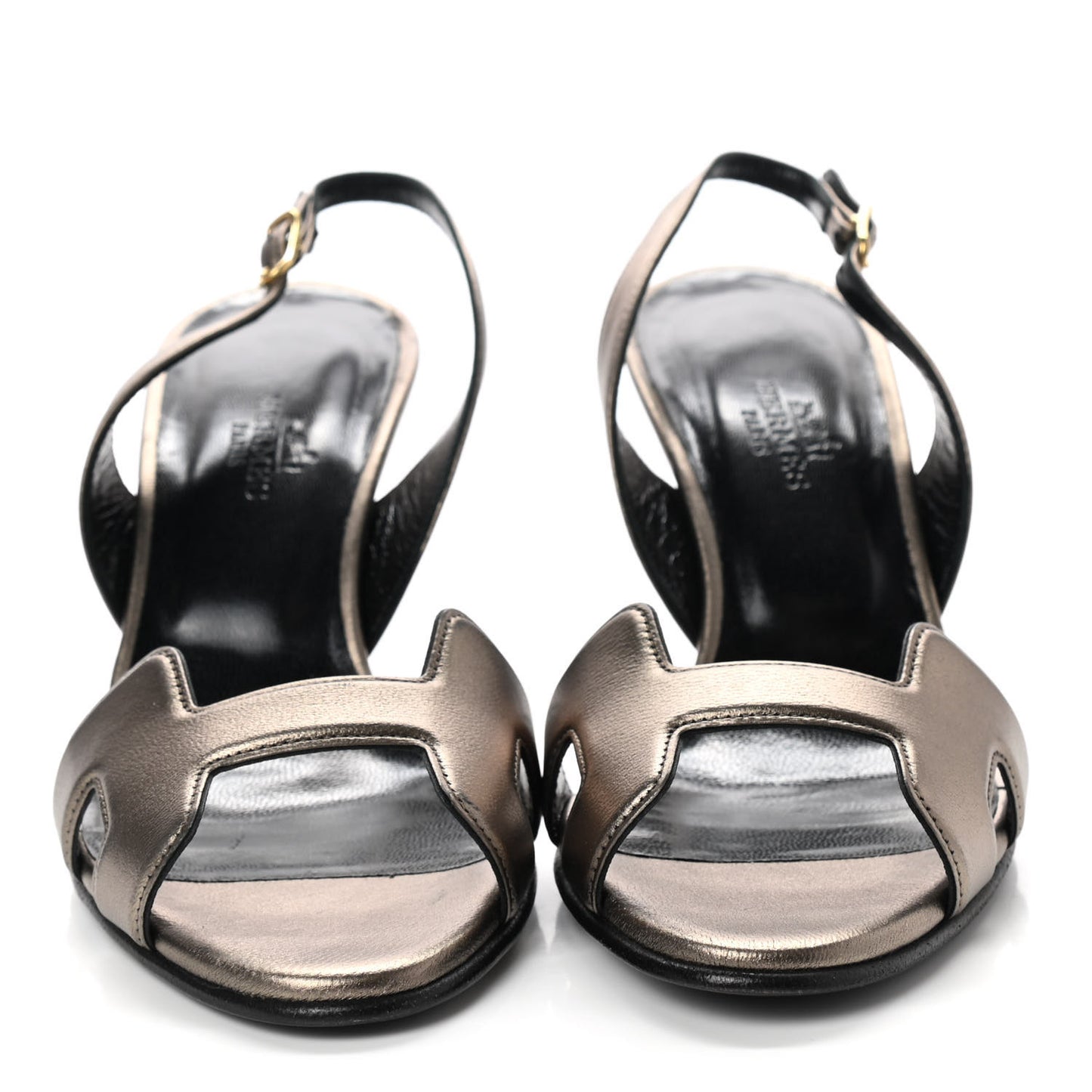 Metallic Nappa Night 70 Slingback Sandals 36 Mordore