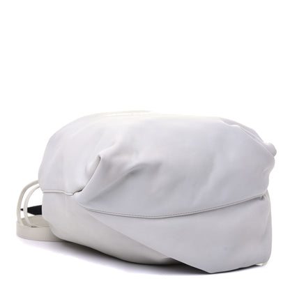 Saint Laurent Lambskin Teddy Drawstring Bag White 5 of 11