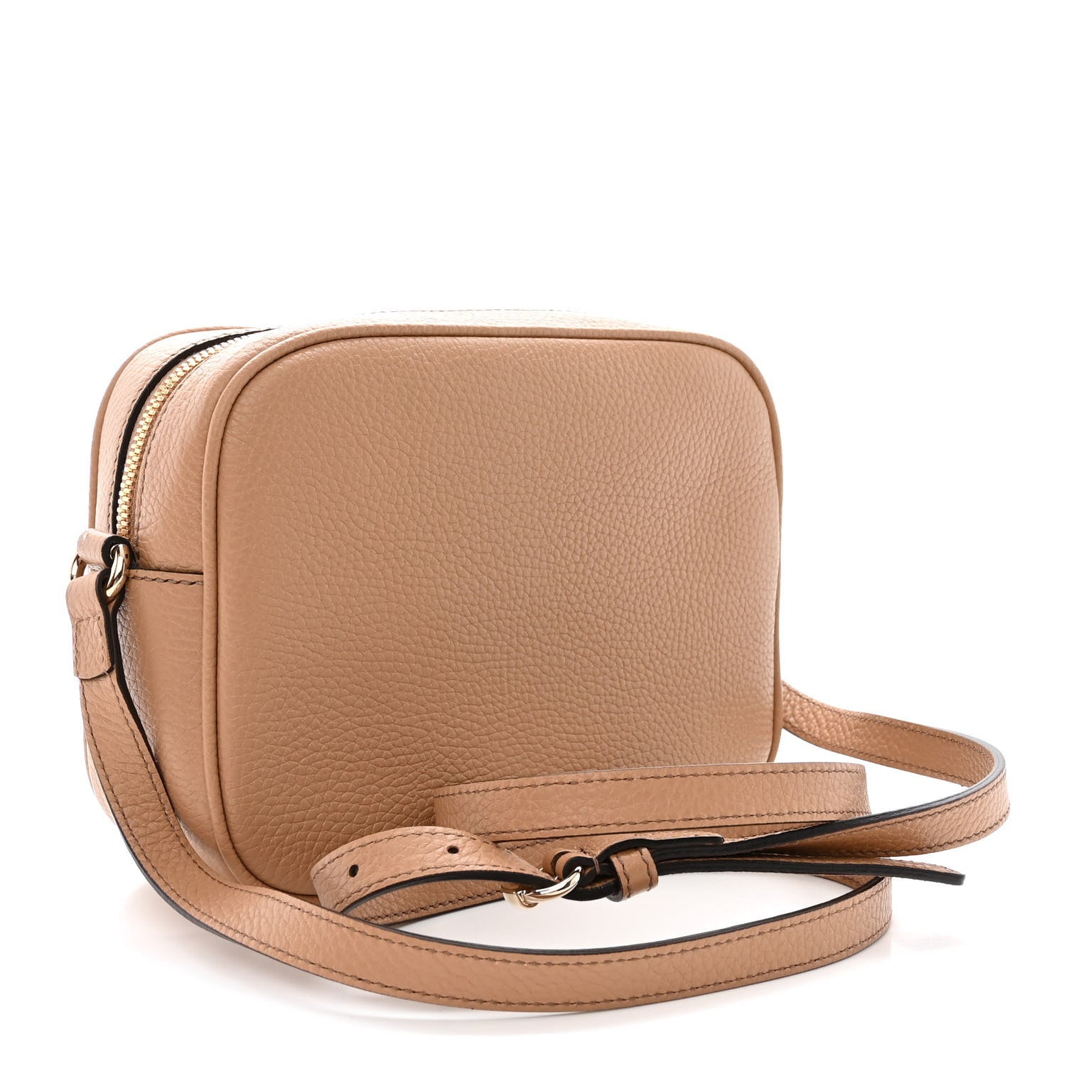 Gucci Pebbled Calfskin Small Soho Disco Bag Camelia 3 of 11