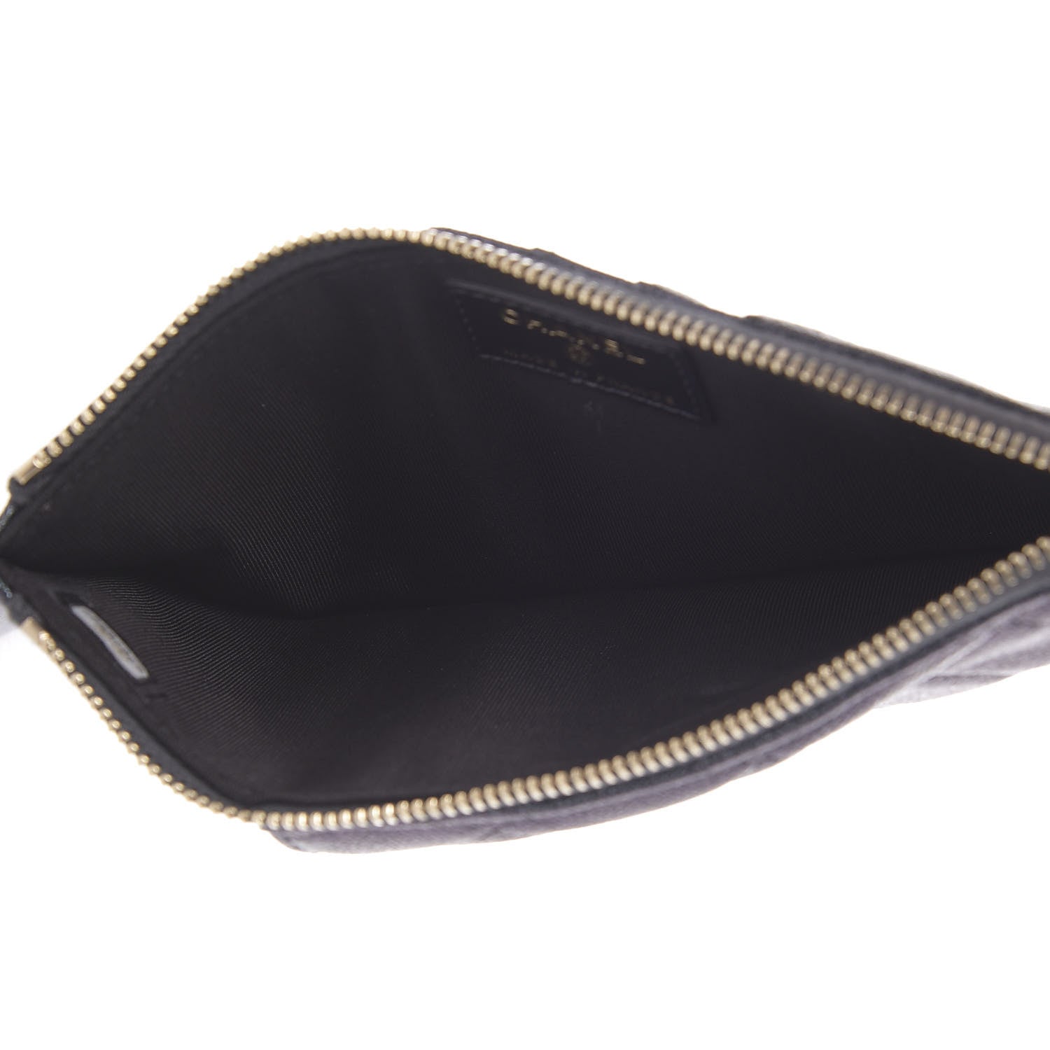 Chanel Iridescent Caviar Quilted Classic iPhone Pouch Black 5 of 8