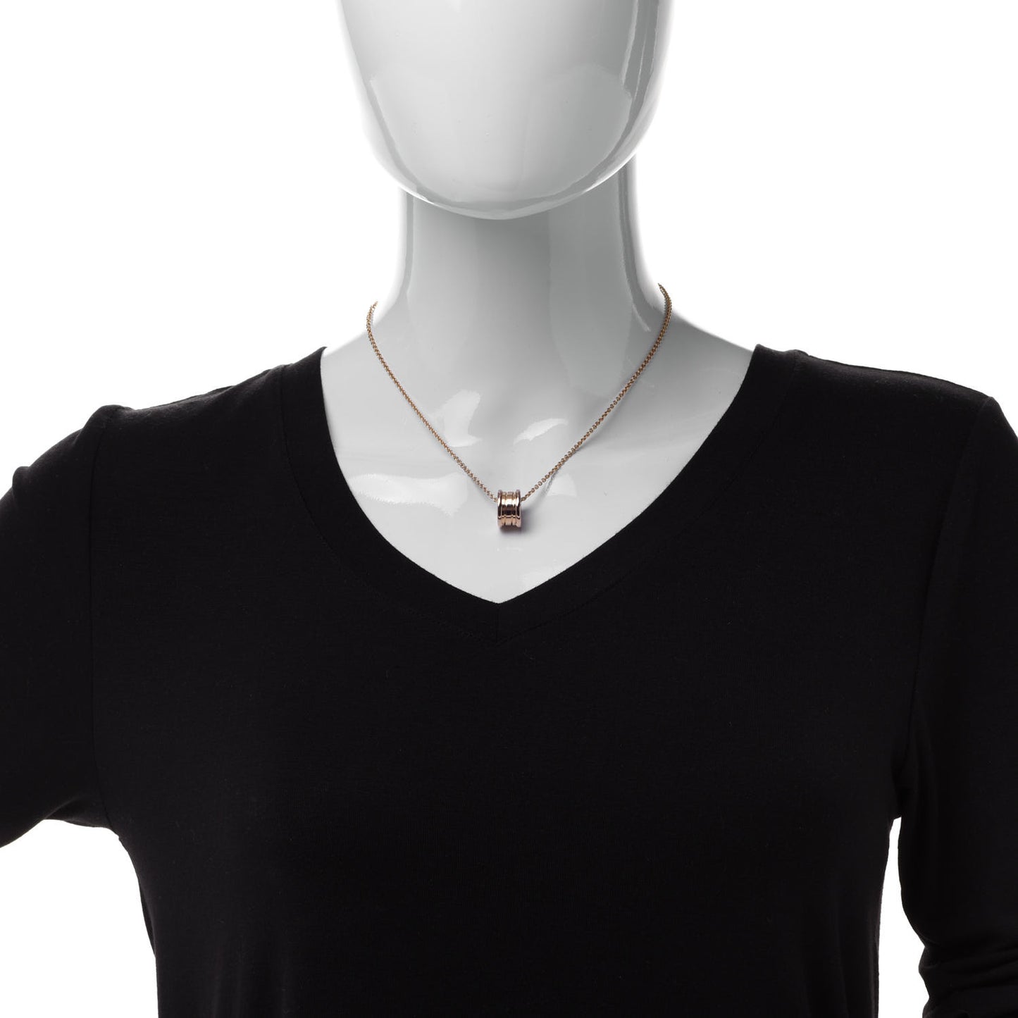18K Yellow Gold B.Zero1 Pendant Necklace
