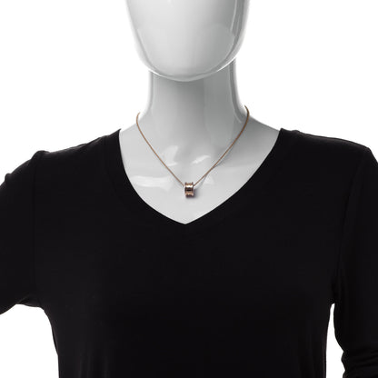Bulgari 18K Yellow Gold B.Zero1 Pendant Necklace 2 of 8
