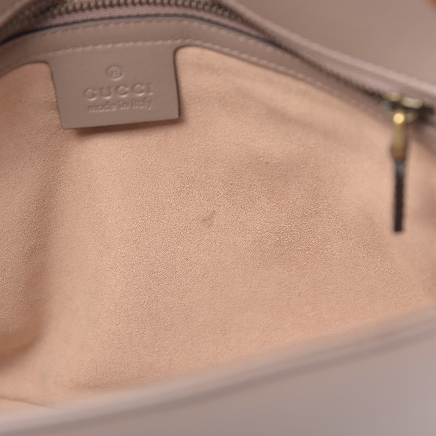 Calfskin Matelasse Medium GG Marmont Shoulder Bag Porcelain Rose