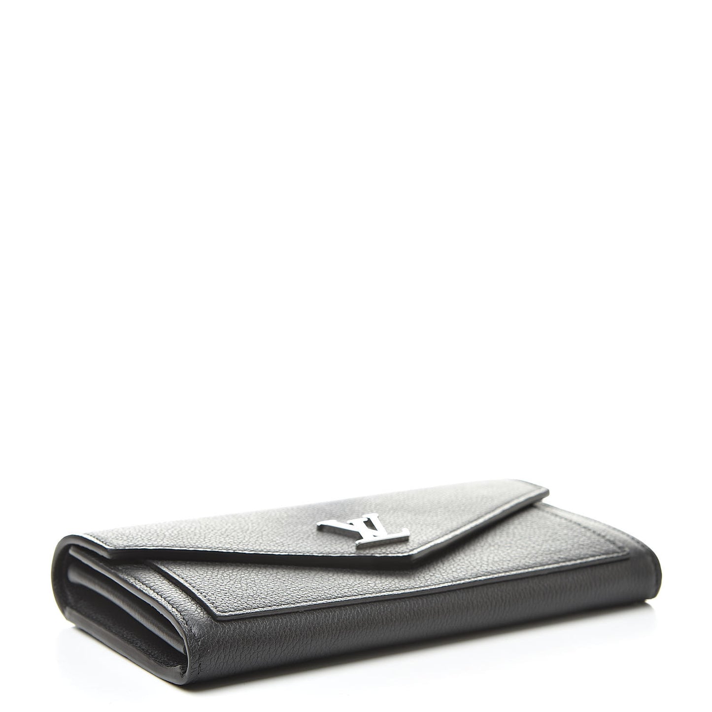 Soft Calfskin My Lockme Wallet Black