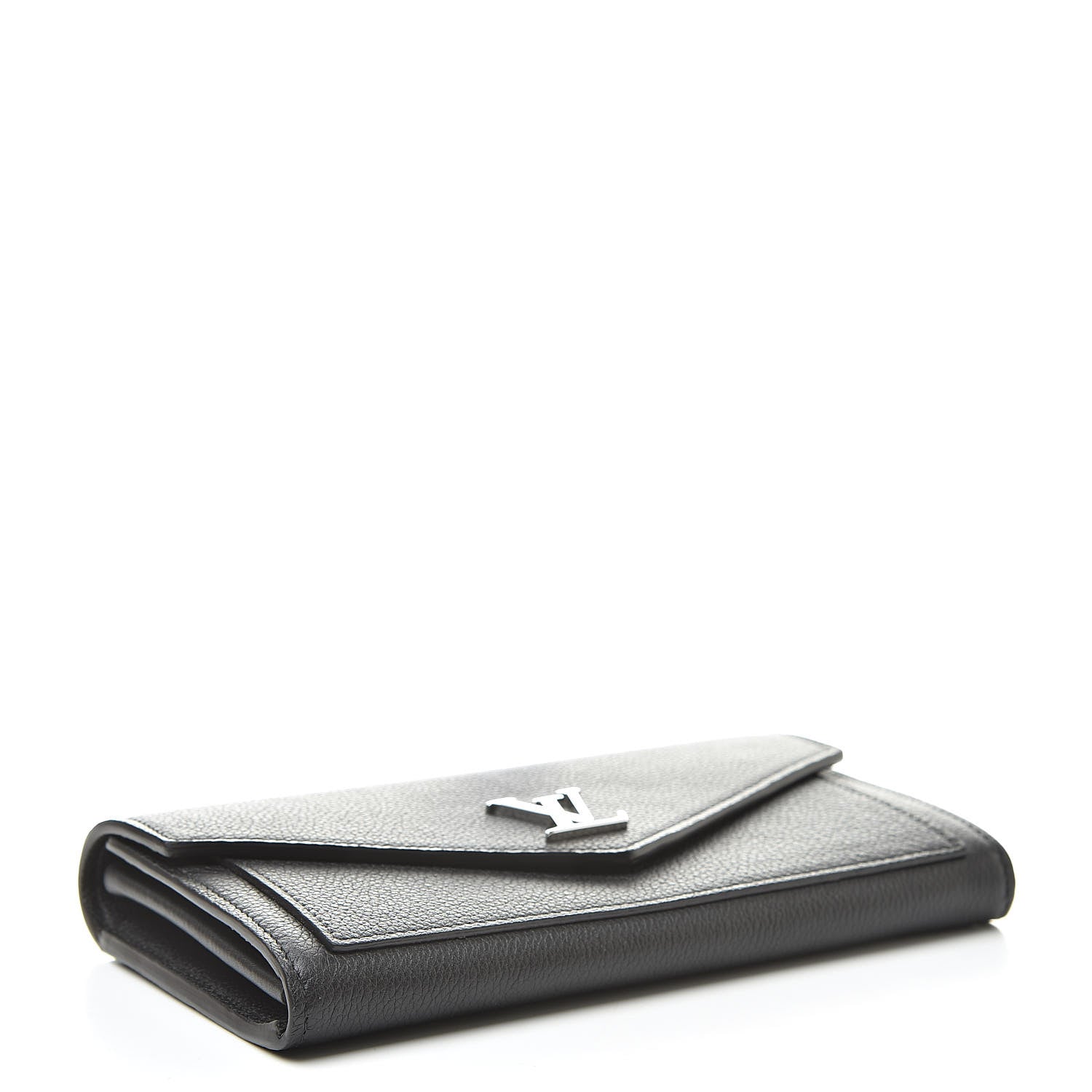 Louis Vuitton Soft Calfskin My Lockme Wallet Black 4 of 8