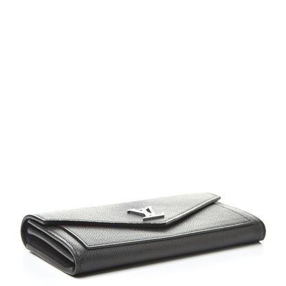 Louis Vuitton Soft Calfskin My Lockme Wallet Black 4 of 8