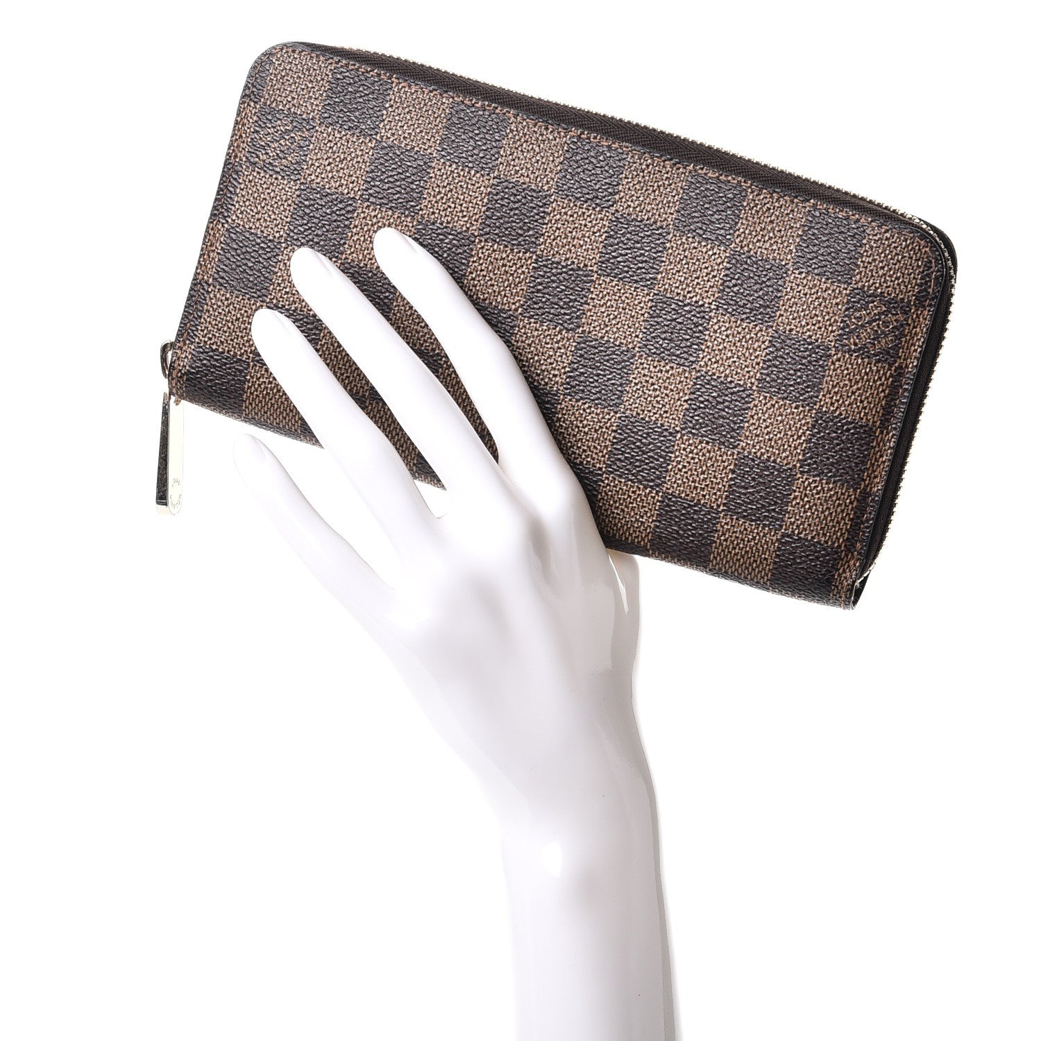 Louis Vuitton Damier Ebene Zippy Wallet 2 of 8