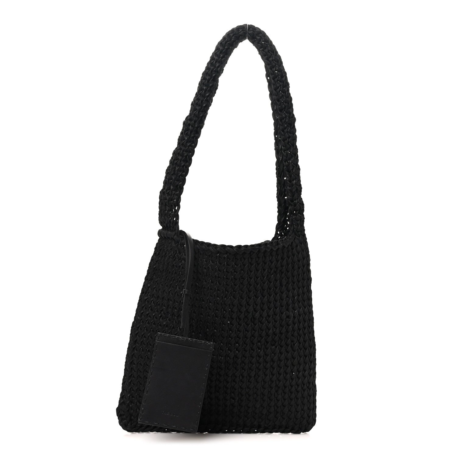 The Row Waxed Cotton Didion Shoulder Bag Black 3 of 10
