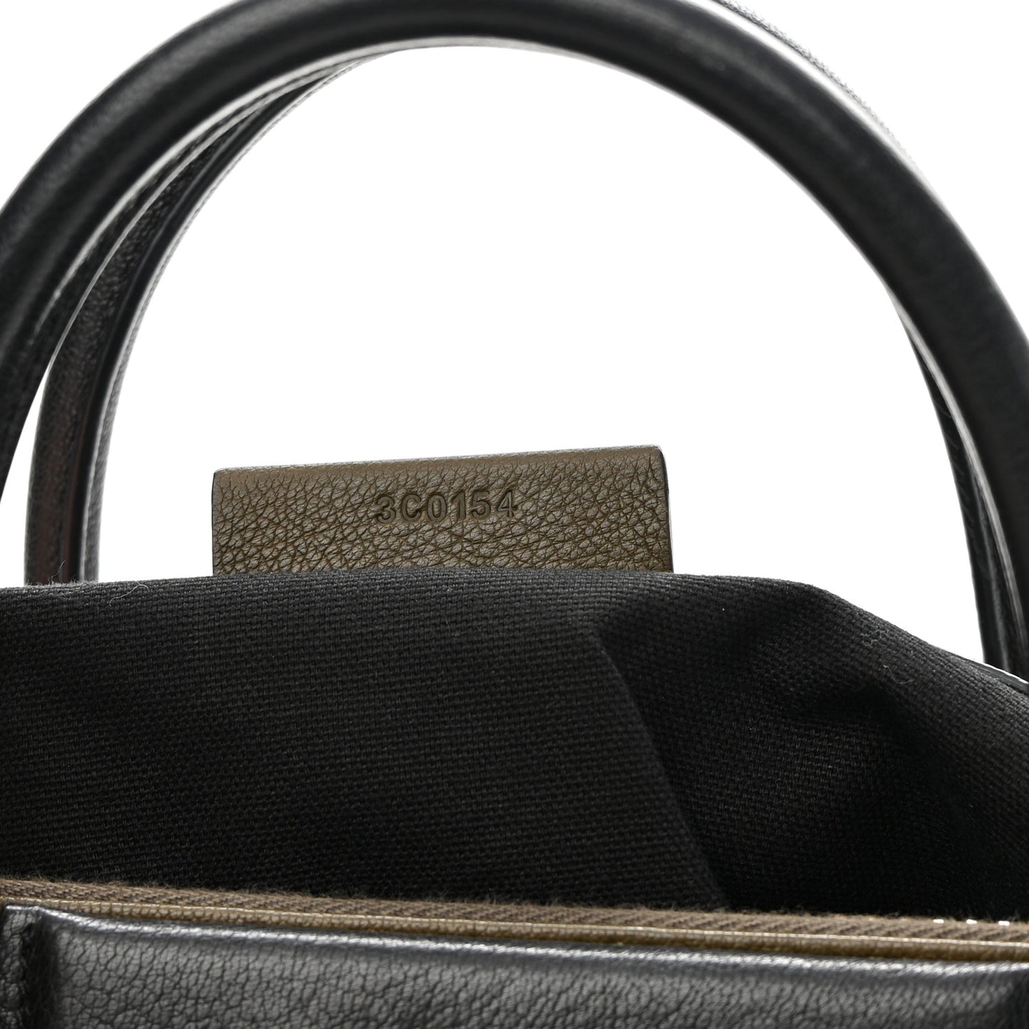 Sugar Goatskin Small Tri-Color Antigona Olive Black