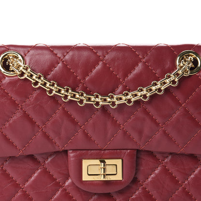 Chanel Aged Calfskin Quilted 2.55 Reissue Mini Flap Red 10 of 11