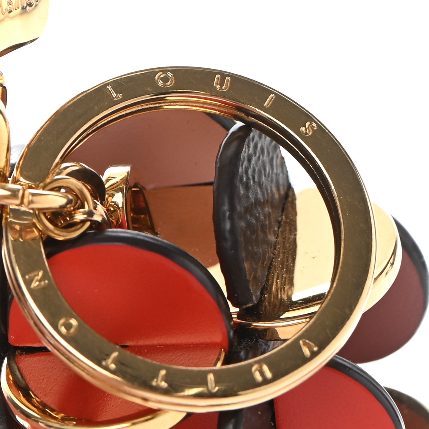 Monogram Flowering Bag Charm Key Ring