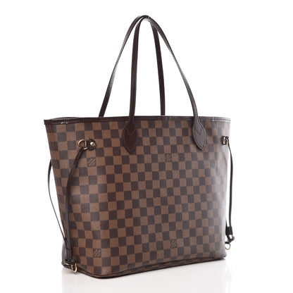 Louis Vuitton Damier Ebene Neo Neverfull MM Rose Ballerine 3 of 11