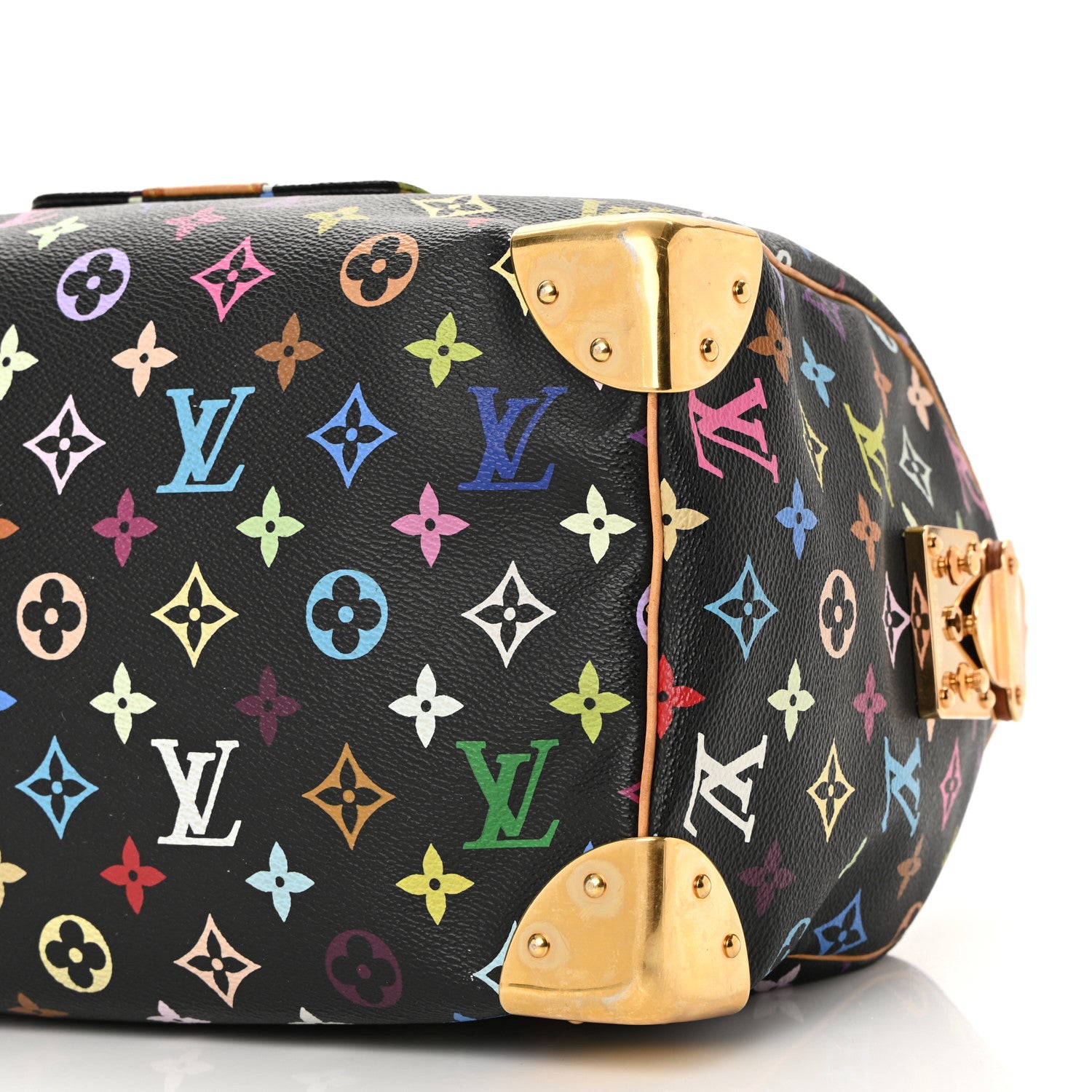 Louis Vuitton Monogram Multicolor Speedy 30 Black 9 of 9