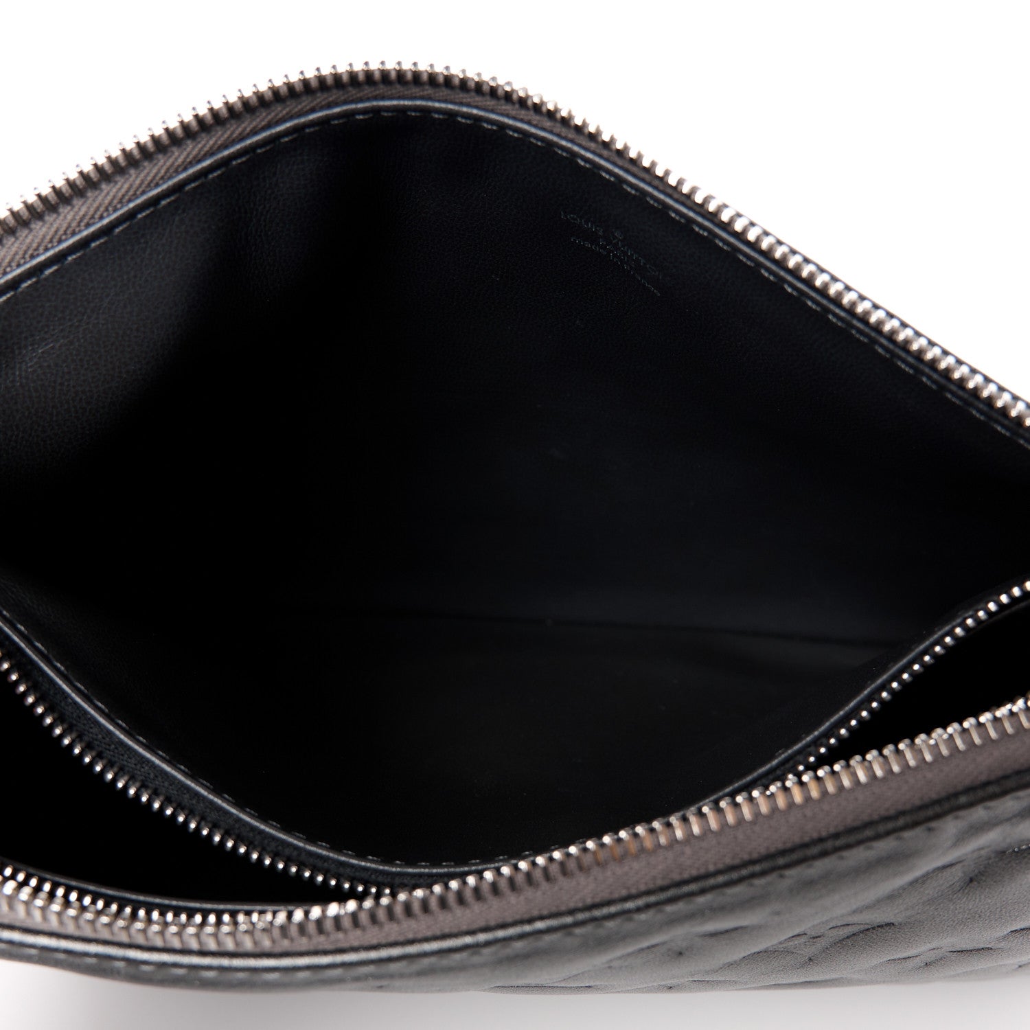 Louis Vuitton Lambskin Embossed Monogram Coussin PM Anthracite 6 of 12