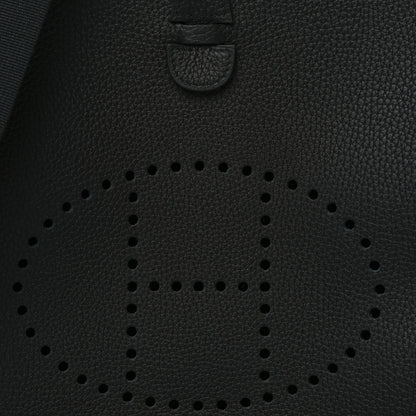 Hermes Taurillon Clemence Evelyne III PM Black 7 of 10
