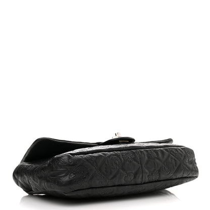 Chanel Calfskin Embossed Medium Lucky Symbols Flap Black 4 of 13