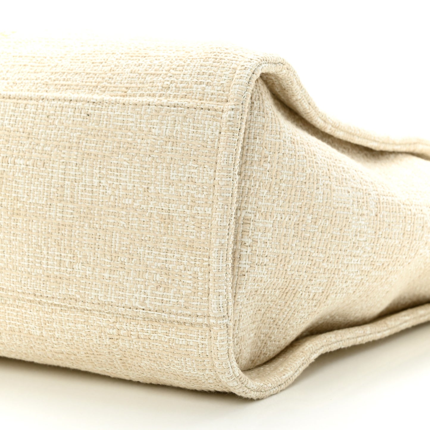 Canvas Large Deauville Tote Light Beige