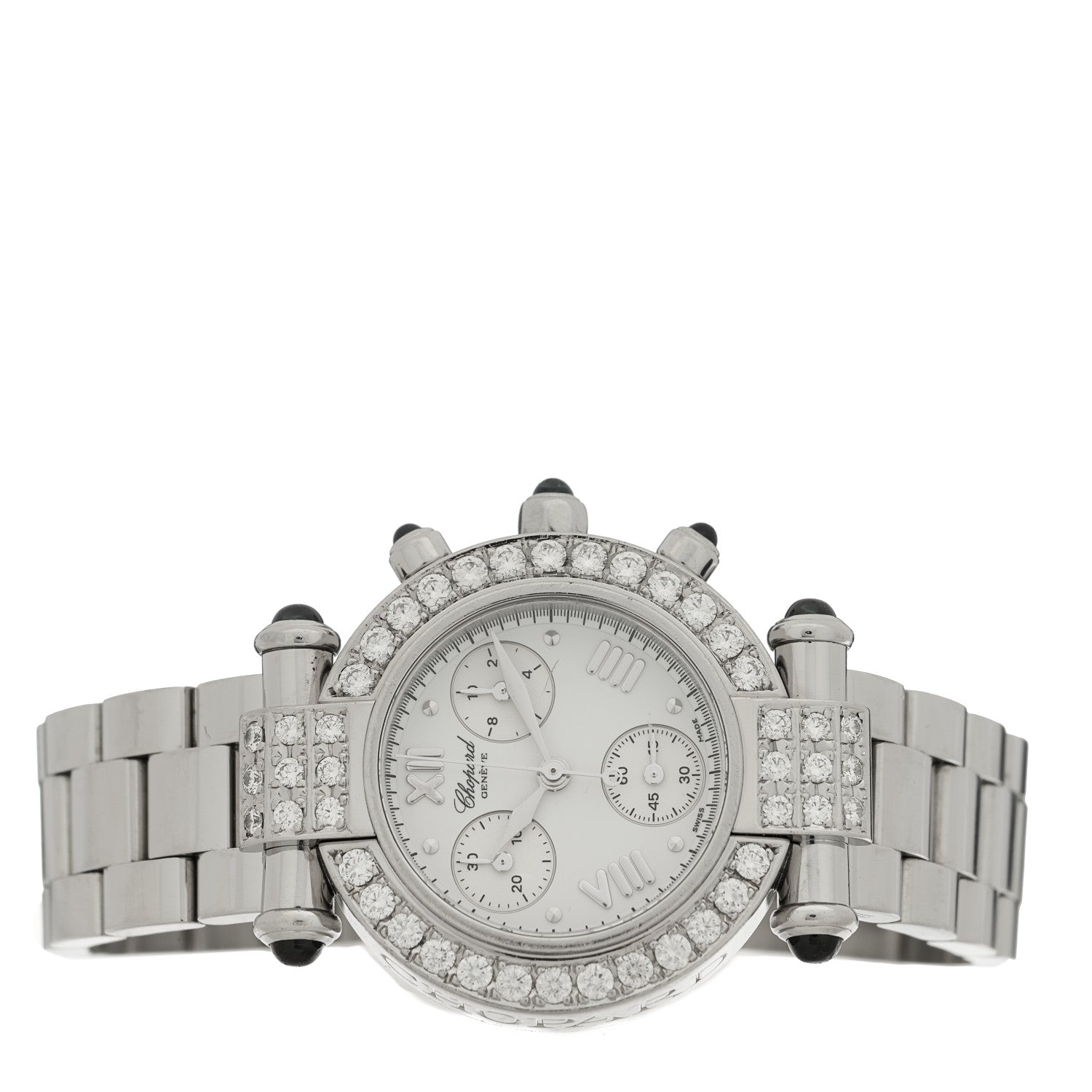 Chopard Stainless Steel Diamond Bezel 32mm Imperiale Quartz Watch White 2 of 5