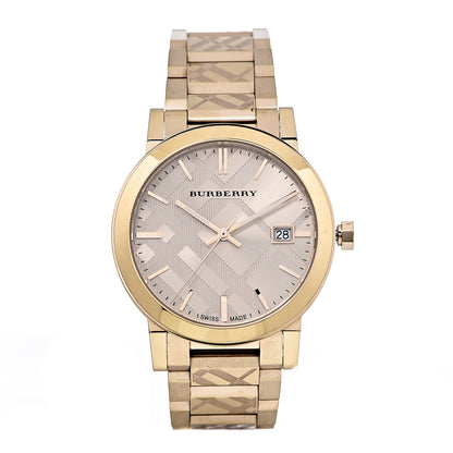 Burberry Stainless Steel 38mm The City Quartz Watch Champagne BU9038 1 of 9