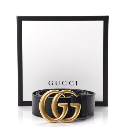 Gucci Calfskin Double G 40mm Belt 85 34 Black 8 of 8