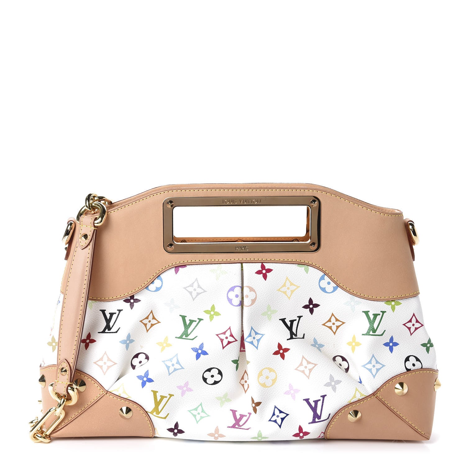 Louis Vuitton Monogram Multicolor Judy MM White 1 of 9