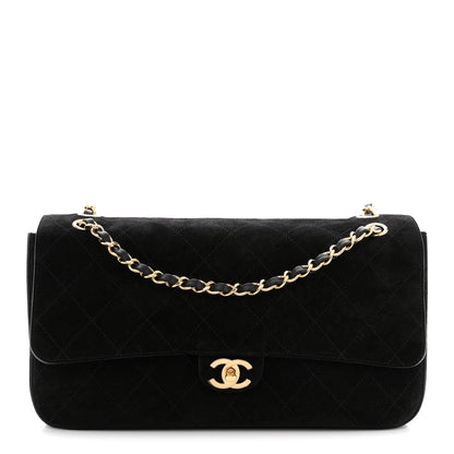 Chanel Suede Calfskin Small Souplissimo Maxi Flap Black 1 of 12