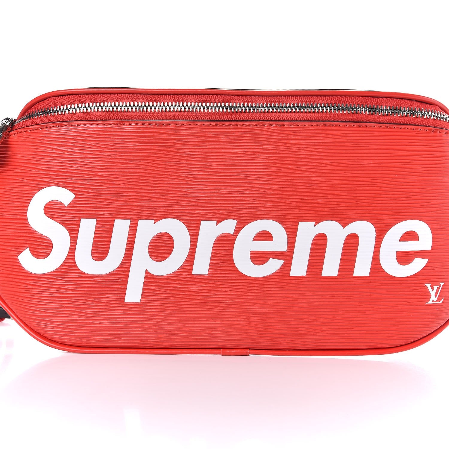 Louis Vuitton X SUPREME Epi Bumbag Red 9 of 10