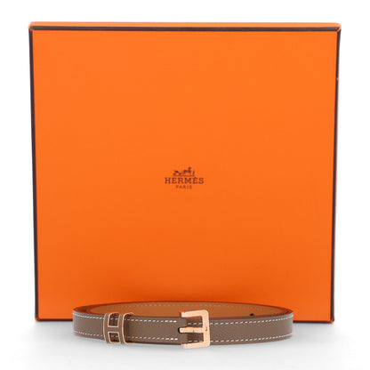 Hermes Epsom 15mm Pop H Belt 70 28 Etoupe 7 of 7