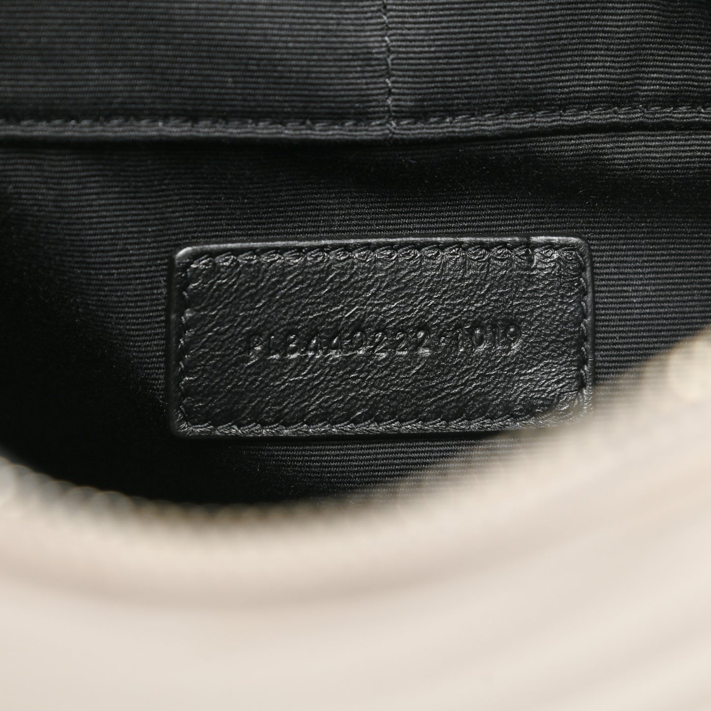 Calfskin Matelasse Chevron Monogram Document Holder Granite