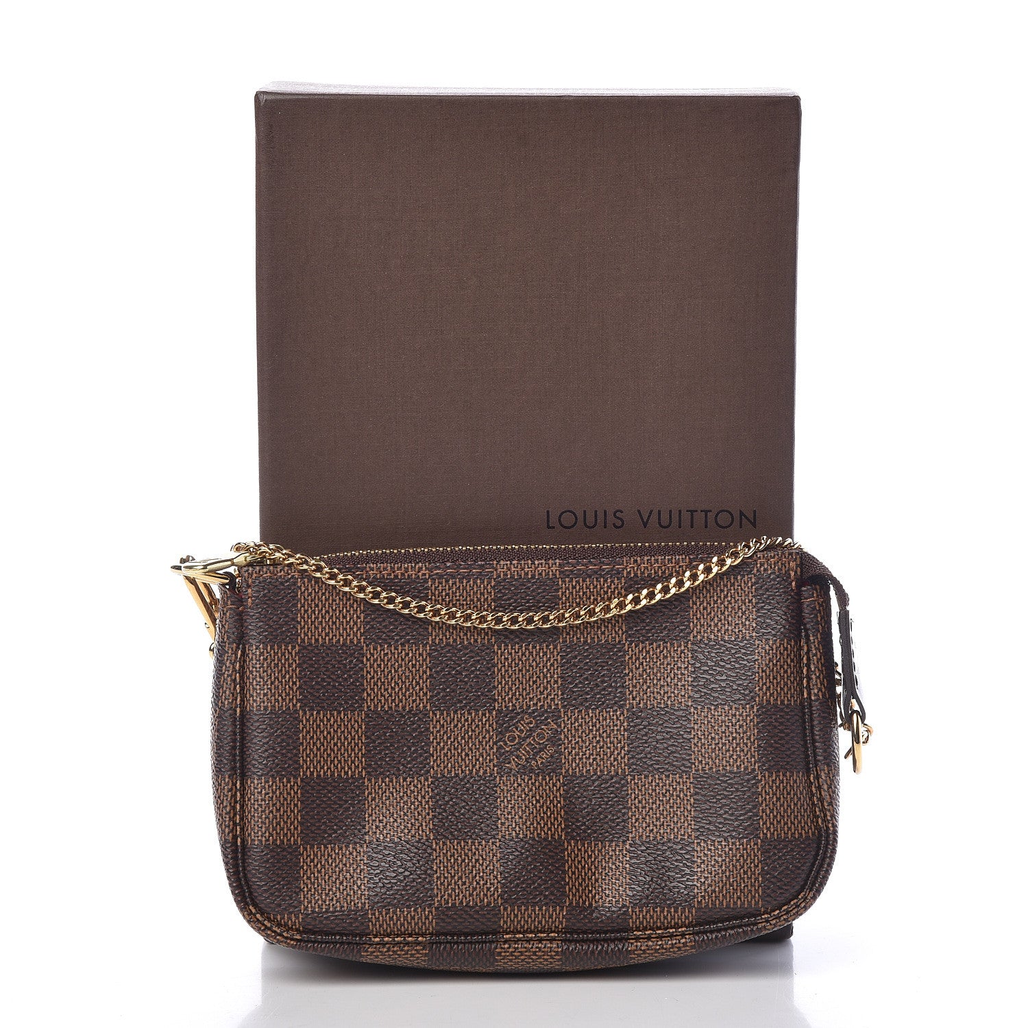 Louis Vuitton Damier Ebene Mini Pochette Accessories 8 of 8