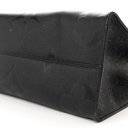 Louis Vuitton Empreinte Monogram Giant Onthego MM Black 10 of 11