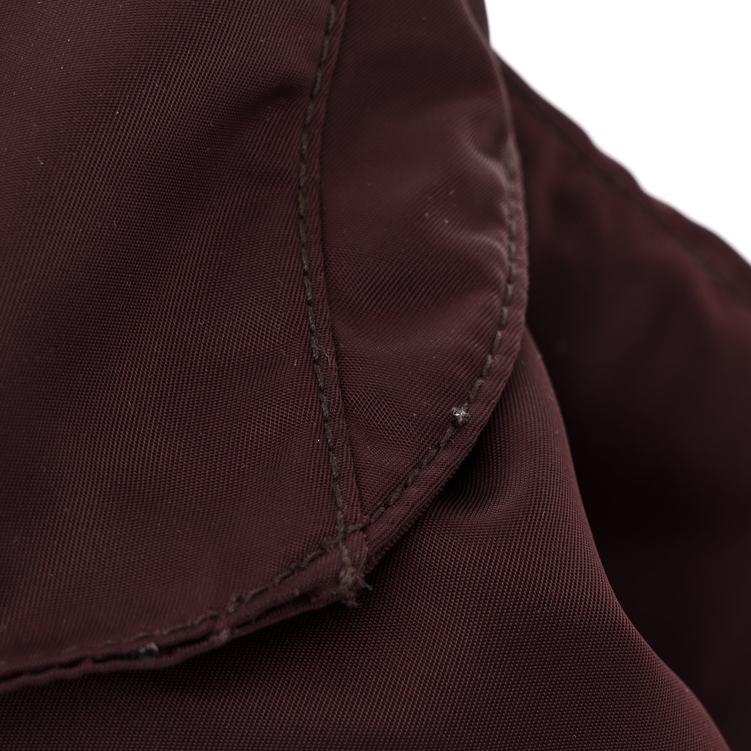 Prada Tessuto Nylon Saffiano Vela Medium Backpack Bordeaux 11 of 11