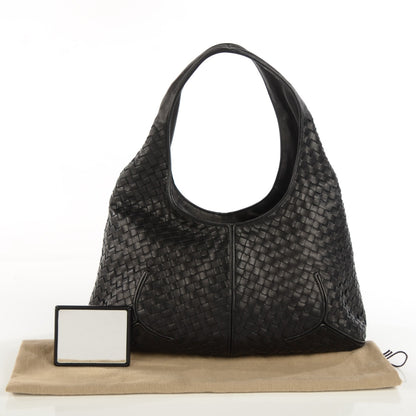 Bottega Veneta Nappa Intrecciato Ball Hobo Nero Black 5 of 9