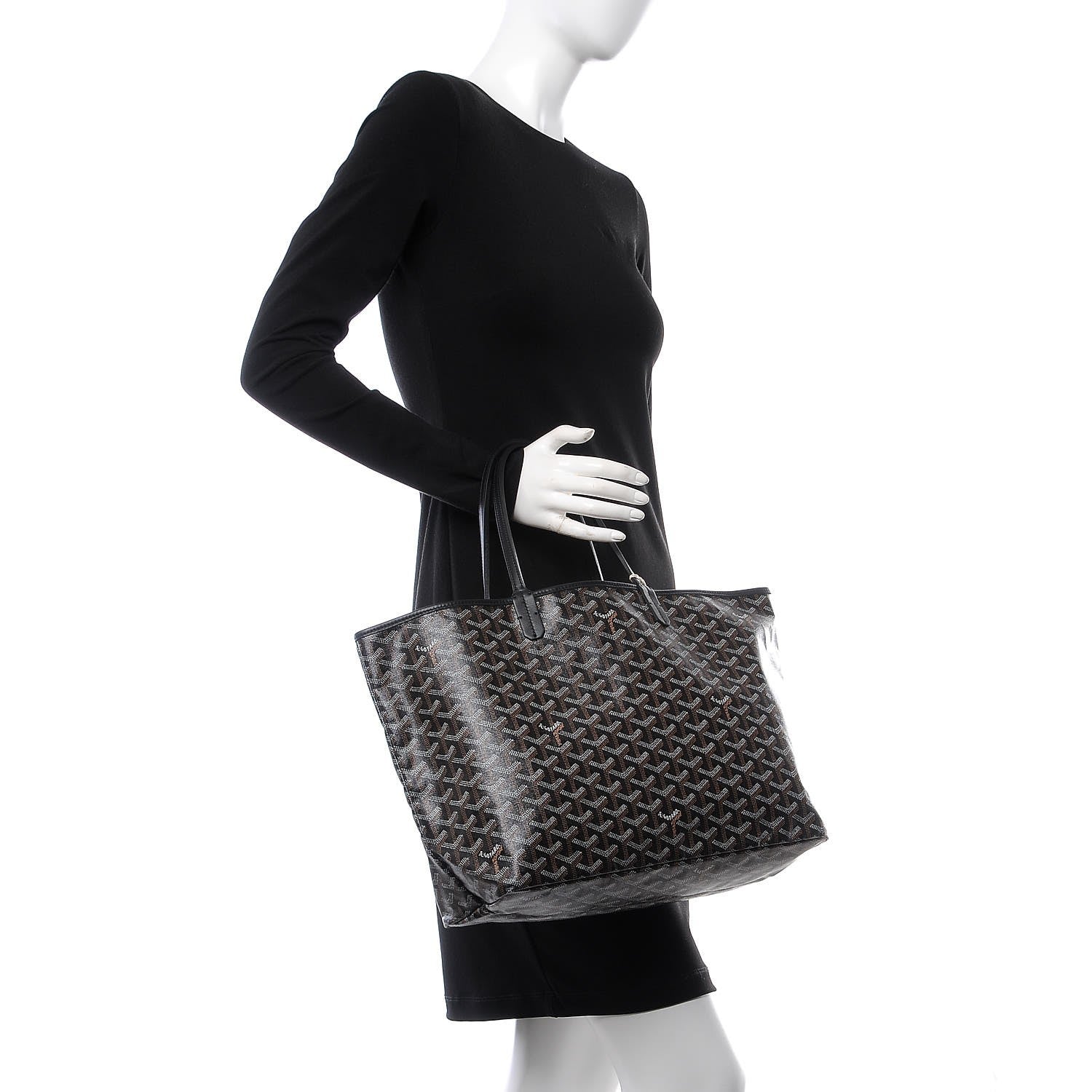 Goyard Goyardine Saint Louis PM Black 2 of 7