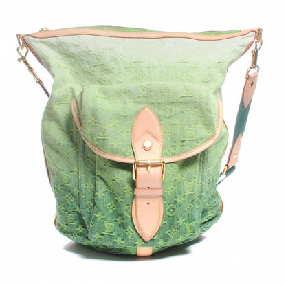 Louis Vuitton Denim Sunburst PM Messenger Vert 1 of 7