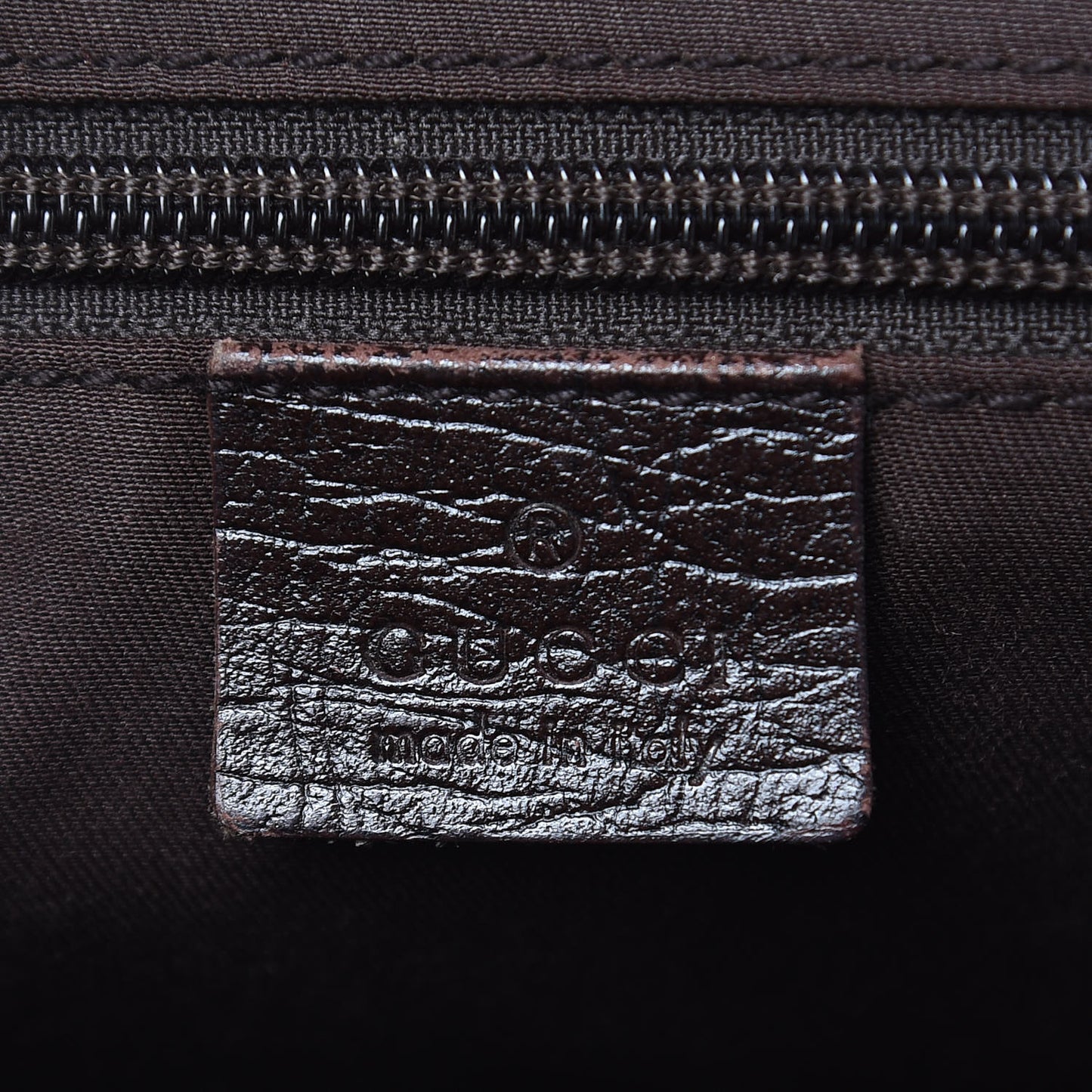 GG Plus Monogram Shoulder Bag Dark Brown