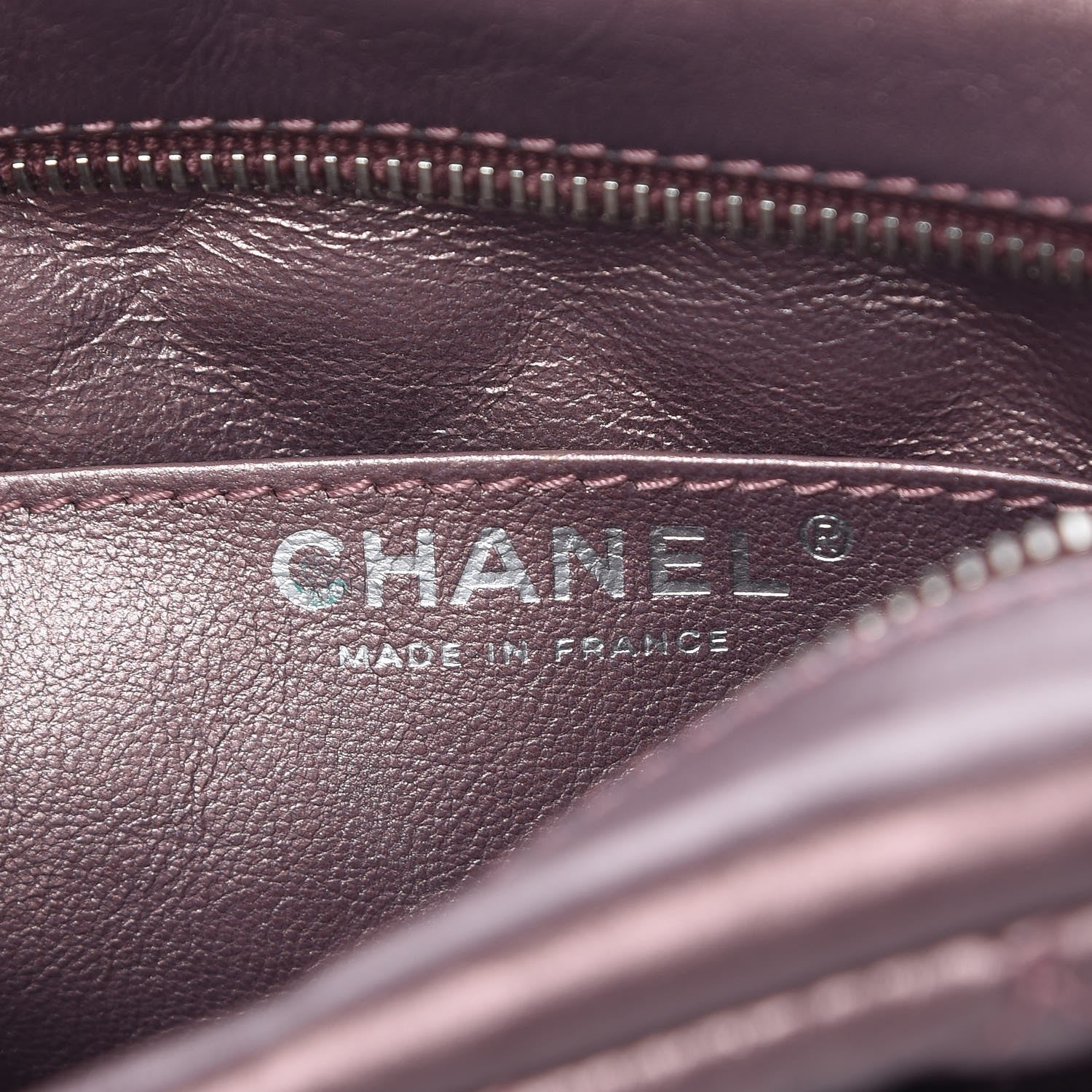 Chanel Metallic Aged Calfskin Quilted Small Reissue Camera Case Rose Fonce 6 of 7