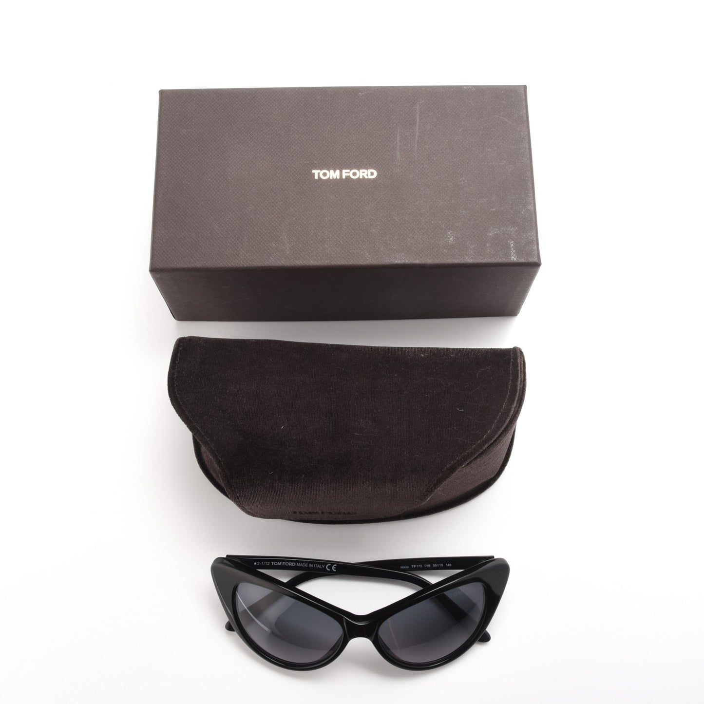 Nikita Cat Eye Sunglasses TF173 Black