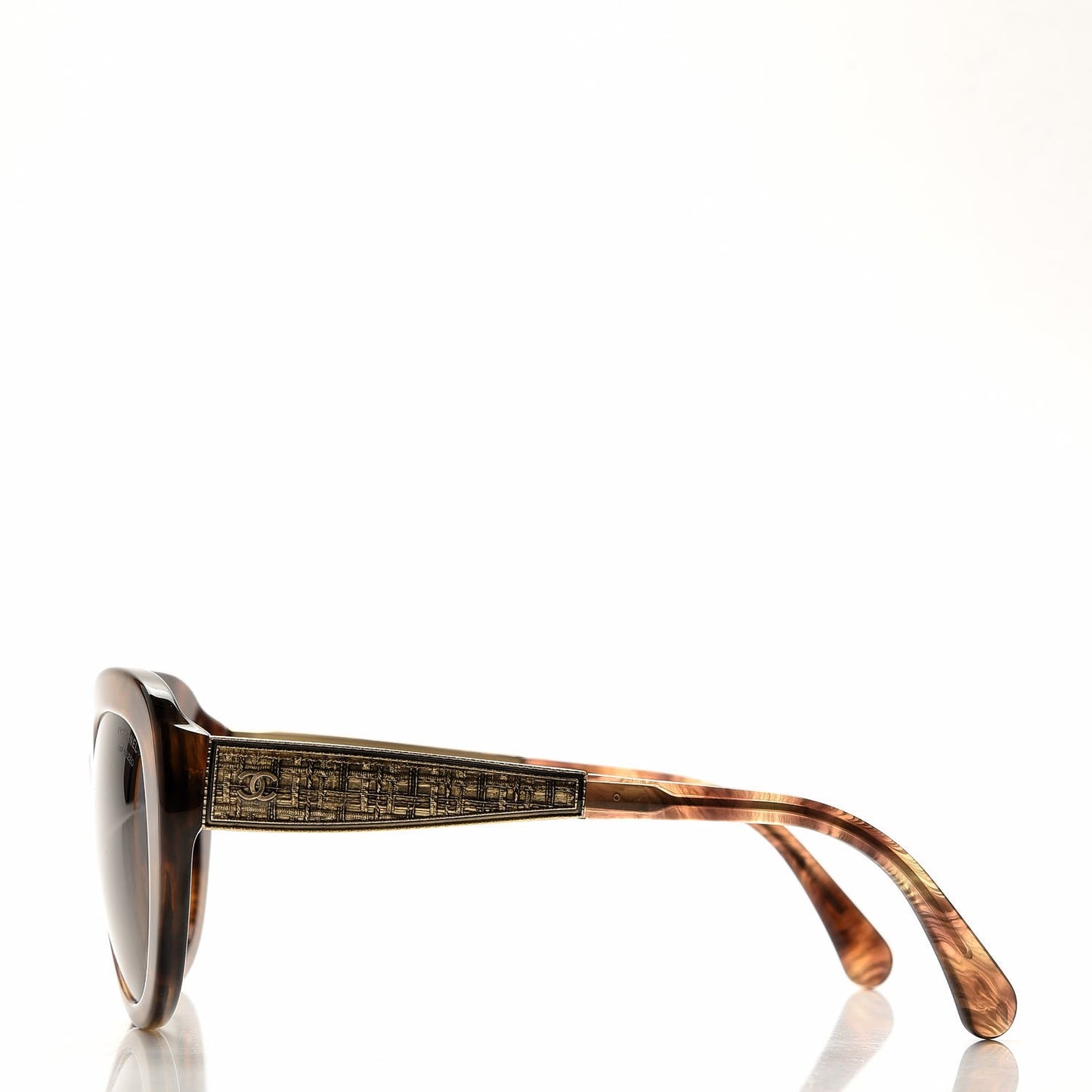 Butterfly Signature Polarized Sunglasses 5346 Light Brown