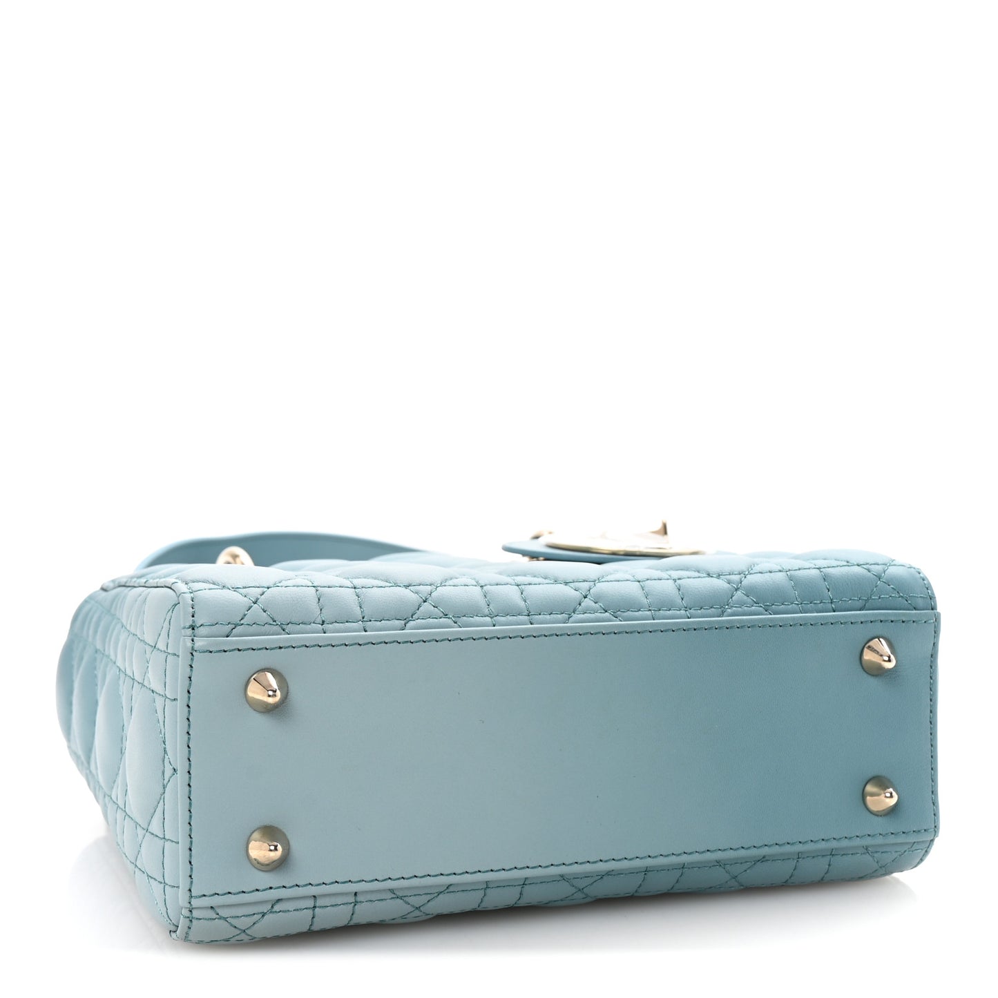 Lambskin Cannage Gradient Small My ABCDior Lady Dior Blue