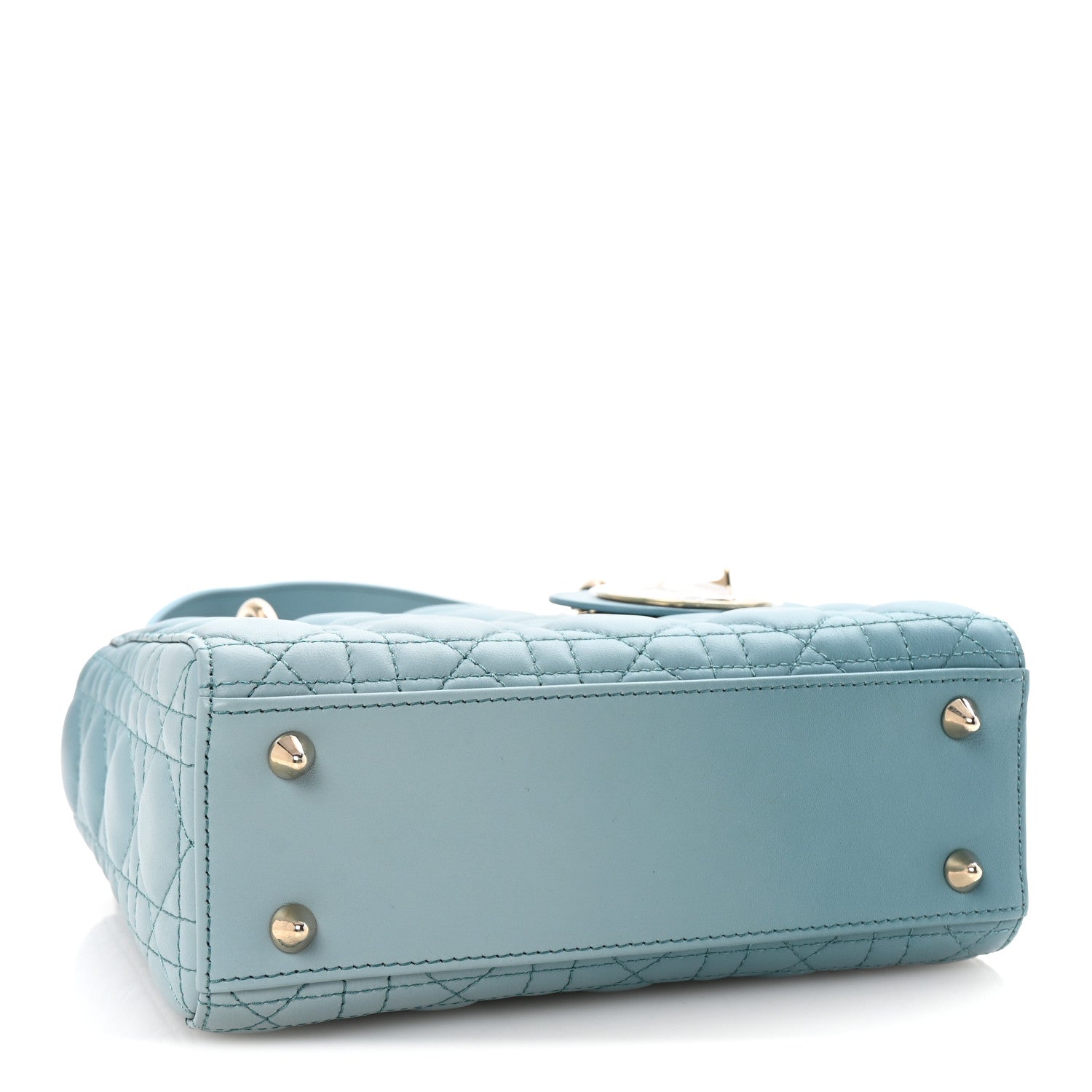 Christian Dior Lambskin Cannage Gradient Small My ABCDior Lady Dior Blue 4 of 10