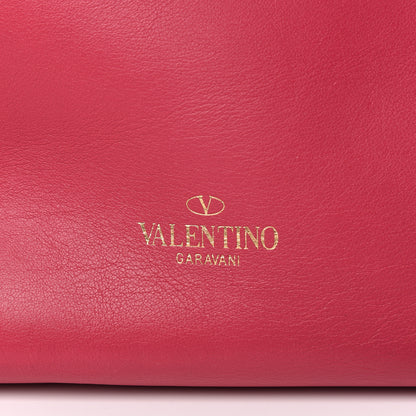 Valentino Garavani Vitello Rockstud Double Handle Tote Cyclamin 8 of 11