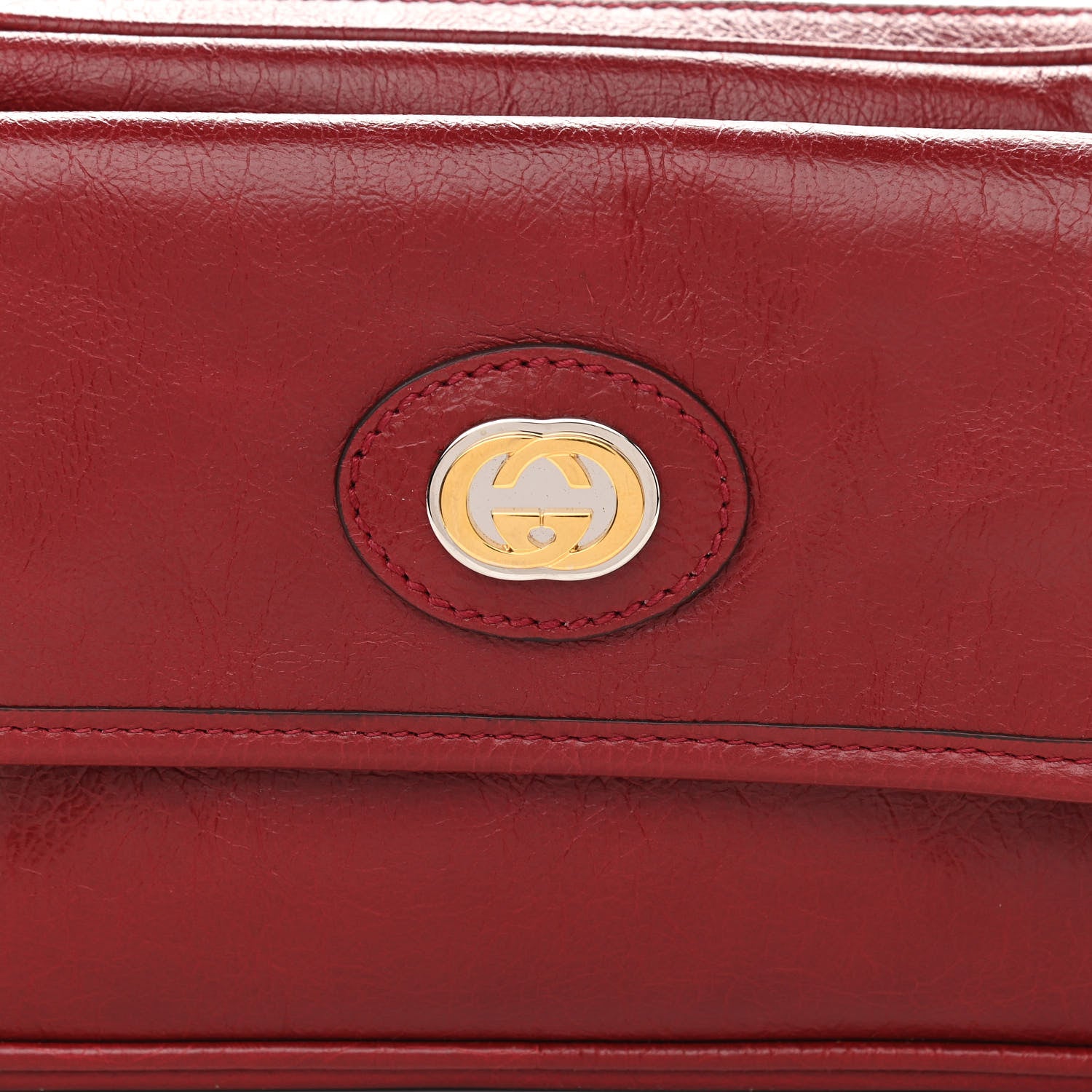 Gucci Fluffy Calfskin Morpheus Belt Bag 90 36 Red 10 of 17
