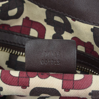 Gucci Guccissima Medium Hysteria Top Handle Bag Chocolate 7 of 9