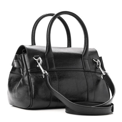 Mulberry Soft Shine Calfskin Small Bayswater Black 3 of 9