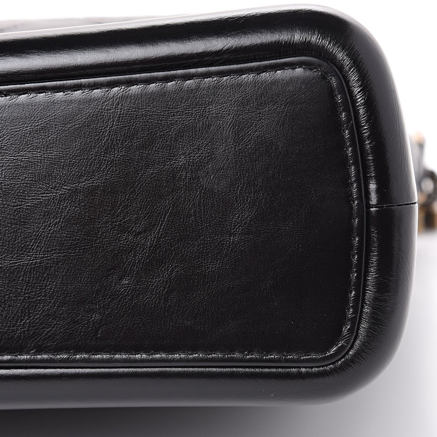 Aged Calfskin Quilted Maxi Gabrielle Hobo Black