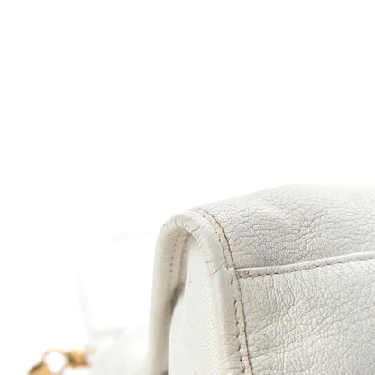 Balenciaga Chevre Gold Metallic Edge Hardware City White 10 of 15