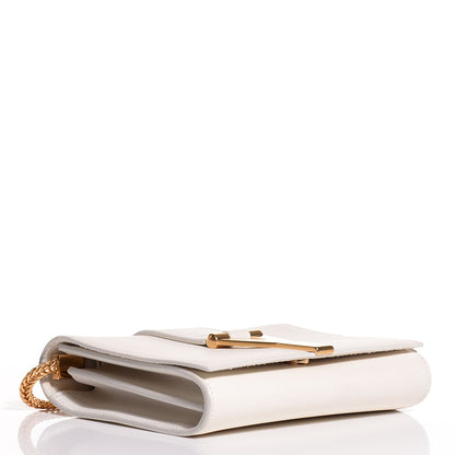 Saint Laurent Calfskin Small Classic Y Shoulder Bag Porcellana 3 of 8