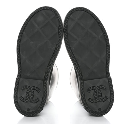 Chanel Caoutchouk CC High Boots 42 Black 5 of 9