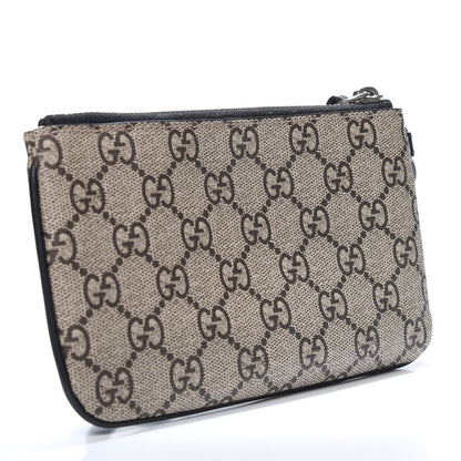 Gucci GG Supreme Monogram Kingsnake Zip Pouch Black 2 of 12